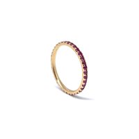 Anneau Golay Femme in Or rosé Zaffiro rosa 0.70 Ct AIM004PS - AIM004PS
